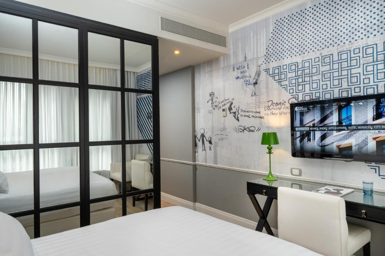 โรงแรมอินดิโก เทลอาวีฟ - ไดมอนด์ ดิสตริก Giv'atayim ภายนอก รูปภาพ A room at the hotel